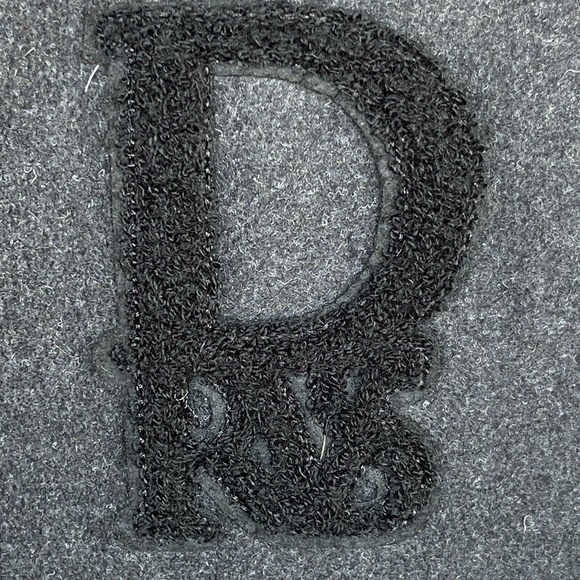 Dravus Varsity Letterman Jacket Mens Large Black Gray Snap Button Up Wool - Picture 3 of 13